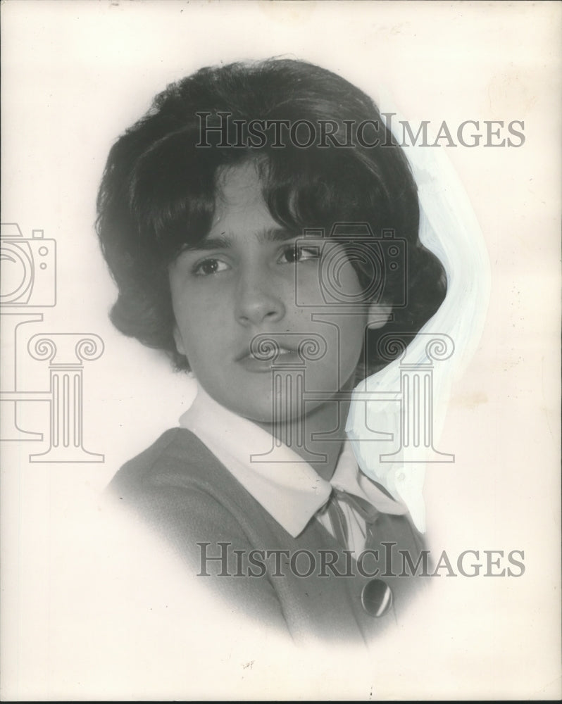 1963 Press Photo Cynthia Alicia de Regil, Krewe of Freret- Historic Images