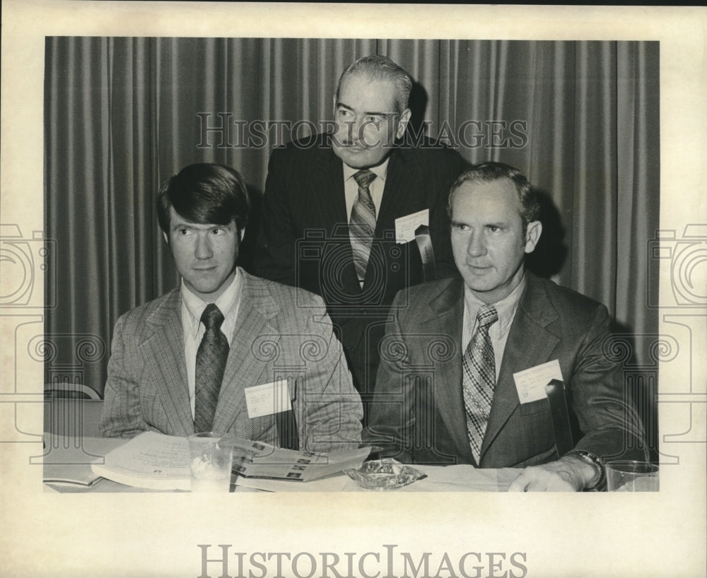 1971 Press Photo Michael S. Doyle, Harold S. Dey, John E. North - noa88562