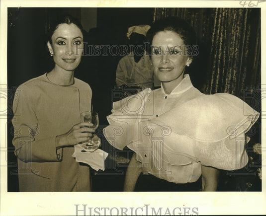 1980 Press Photo Jackie Maysonave & Mary Rose Dill - noa88624- Historic Images
