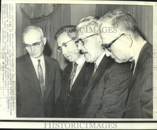 1966 Press Photo President Johnson's Doctors- Historic Images
