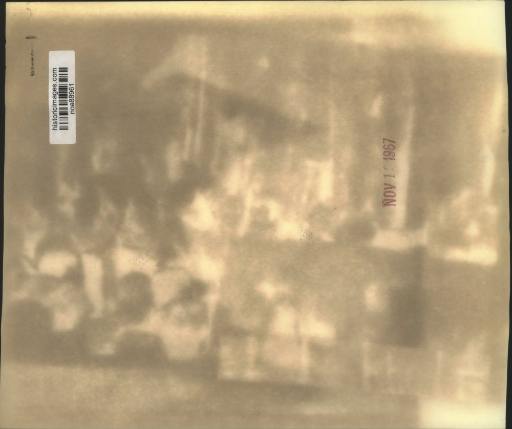 1967 Press Photo French President Charles de Gaulle, Tomb of the Unknown Soldier