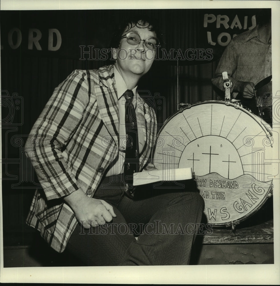 1975 Press Photo Bourbon Street preacher Perry Desmond - noa89667- Historic Images