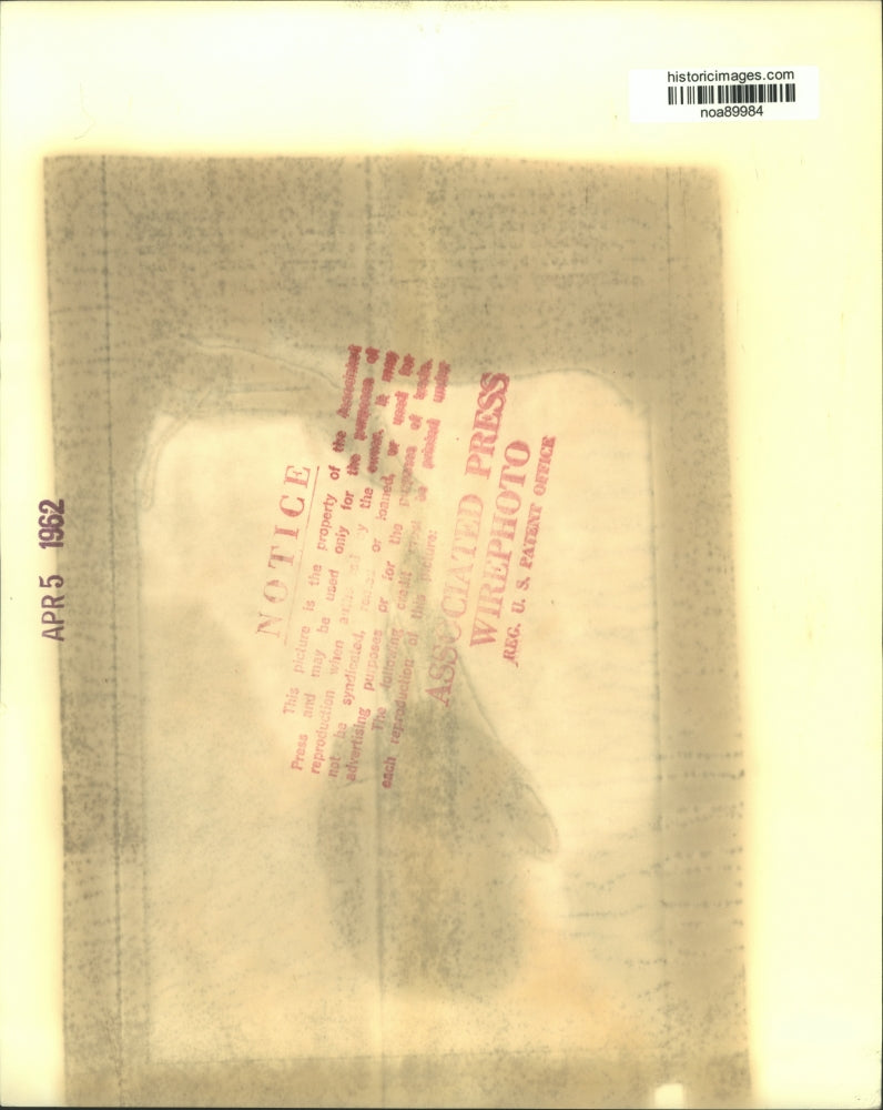 1962 Press Photo Leo De Orsey, attorney for the nation's seven astronauts