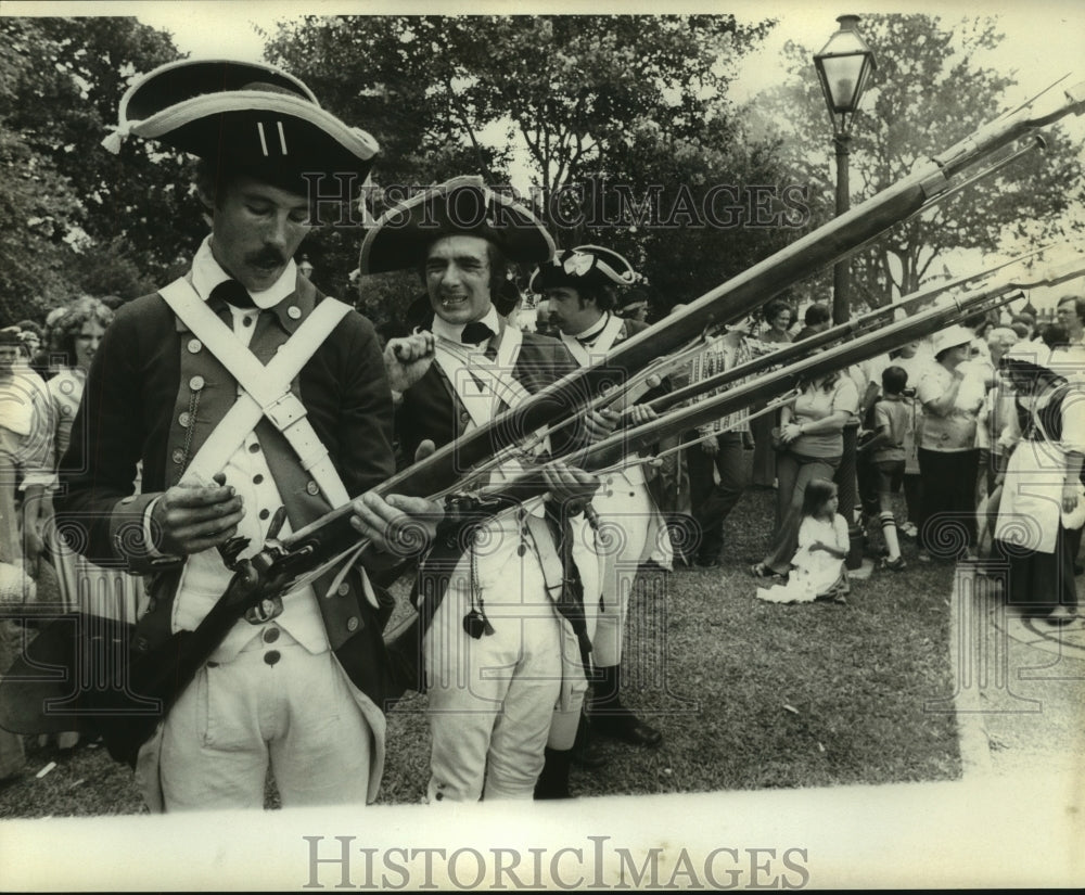 1976 Press Photo Observance of New Orleans Bicentennial anniversary- Historic Images