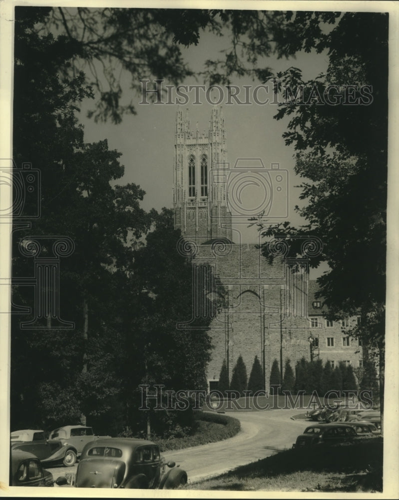  Press Photo Cathedral-Chapel at Duke University, Durhan, North Carolina- Historic Images
