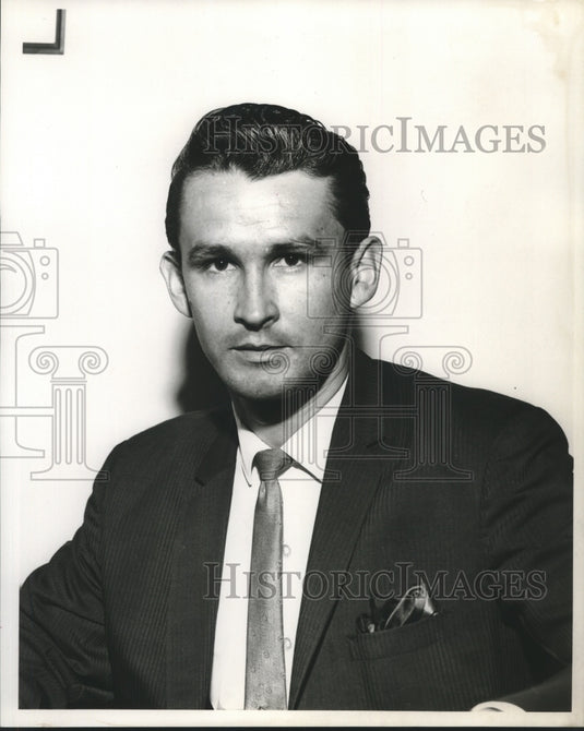 1967 Press Photo A. Dufrene, St. Charles Parish Clerk of Court - noa91049