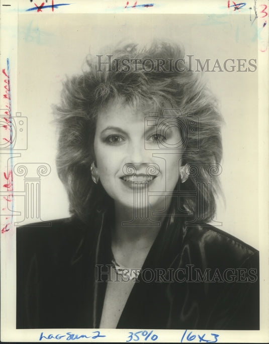1988 Press Photo Bernadette F. Dugas, Louisiana Native - Historic Images