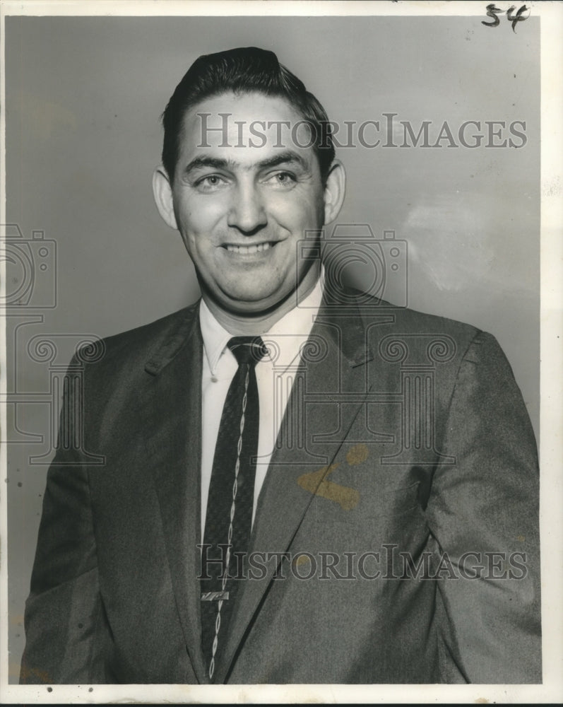 1959 Press Photo Manuel V. Dugas, Candidate for sheriff of St. Charles Parish- Historic Images