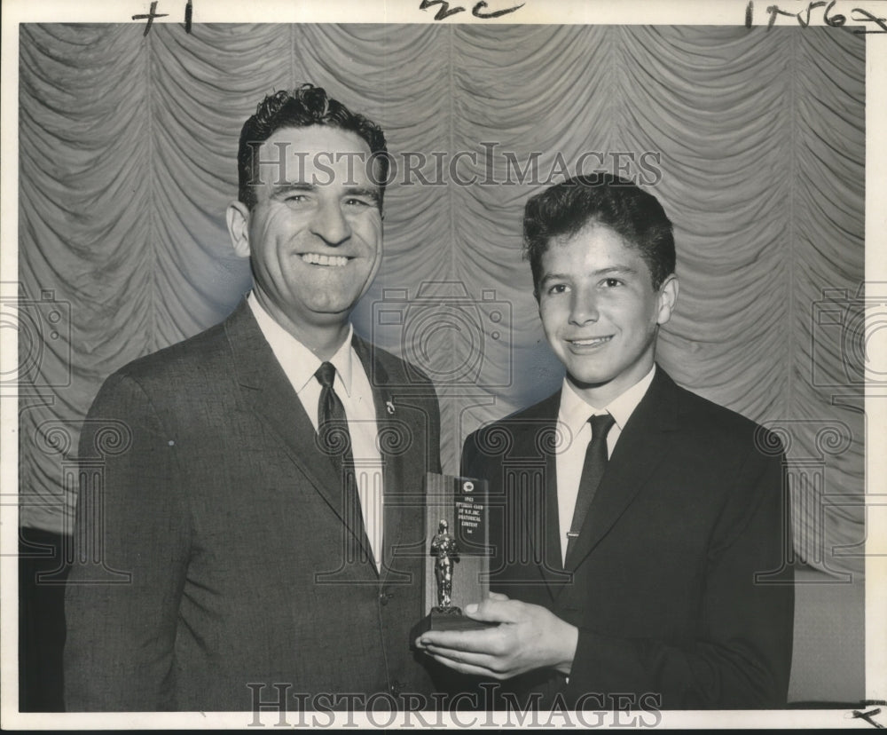 1963 Press Photo 1963 Optimist Club of New Orleans Oratorical Contest