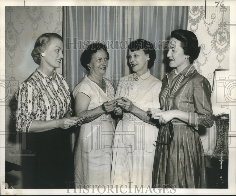 1956 Press Photo Mother's Club of St. Martin's Protestant-Episcopal School