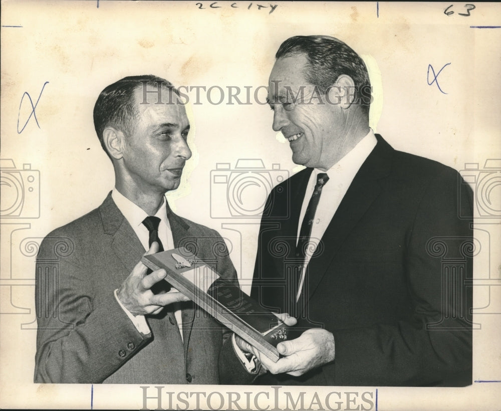  Press Photo Sports City McDuffy - Award Plaque- Historic Images