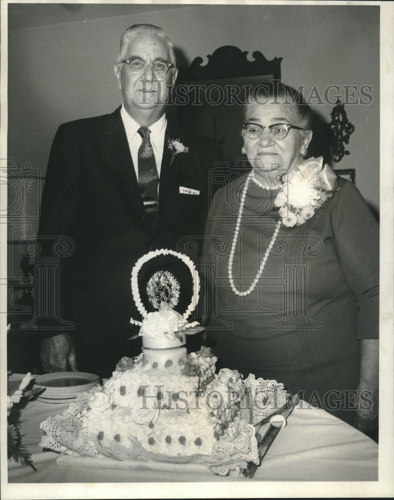 Load image into Gallery viewer, 1970 Press Photo Mr. &amp; Mrs. Joseph F. Duet Celebrate 50th Wedding Anniversary
