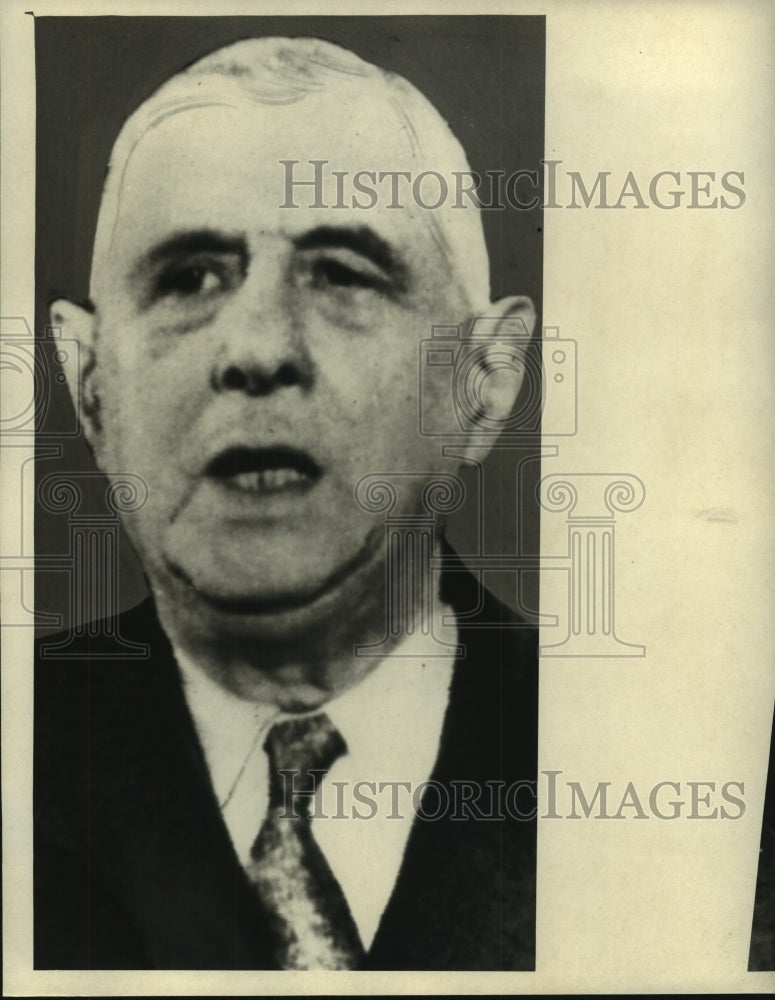 1966 Press Photo Charles de Gaulle, President of France- Historic Images