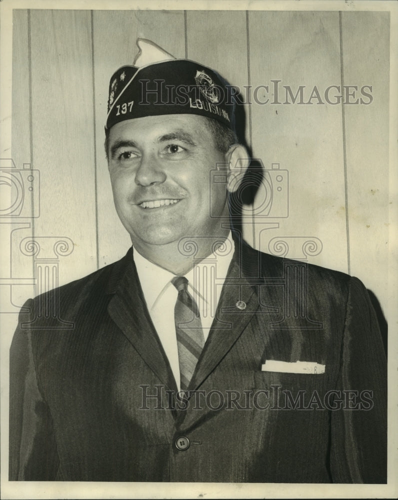 1966 Press Photo Edward DeLagrange, American Legion Henry Thomas Ross Post 137