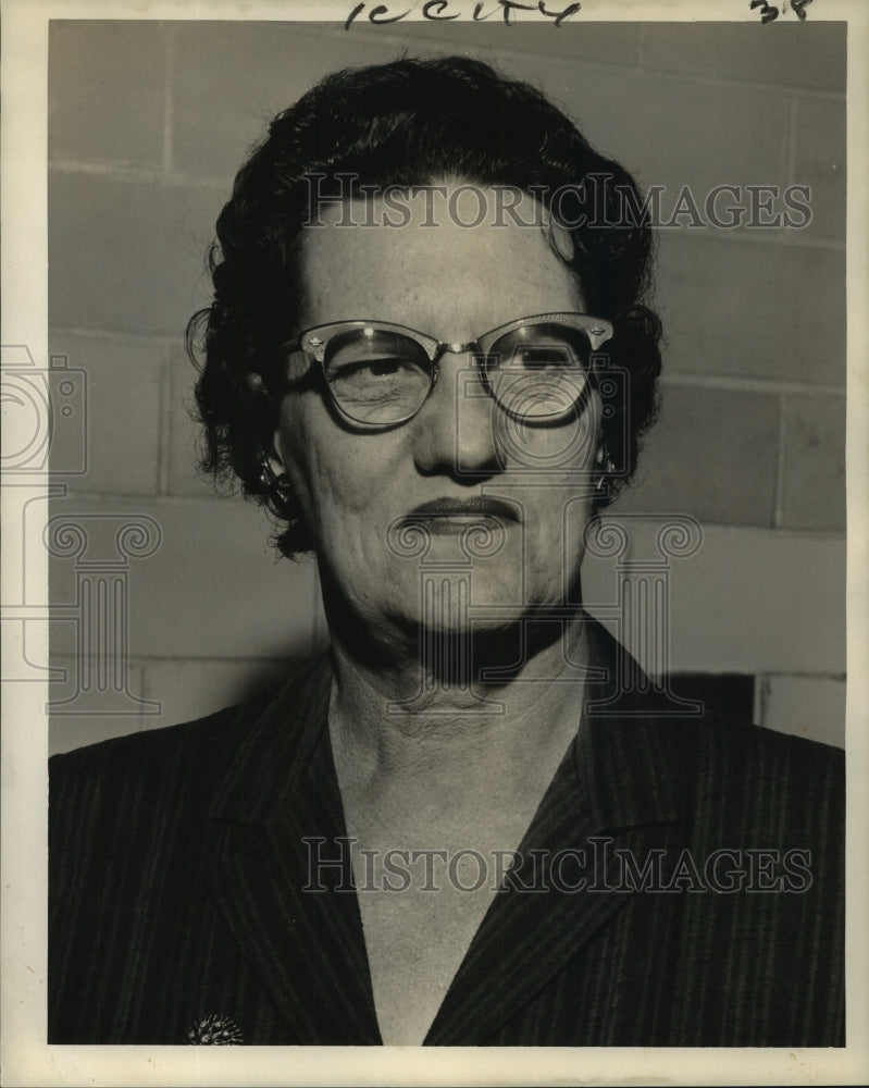 1959 Press Photo Julia Dudden, New Orleans Medical Assistants Assoc. president