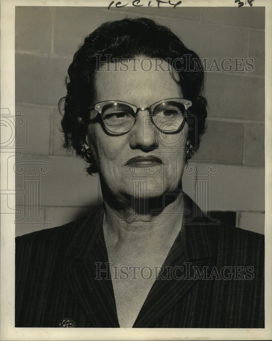 1959 Press Photo Julia Dudden, New Orleans Medical Assistants Assoc. president