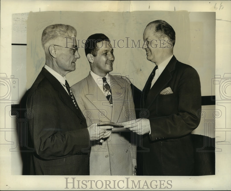 Load image into Gallery viewer, 1951 Press Photo Winner of Sorbonne scholarship awarded by the French Government
