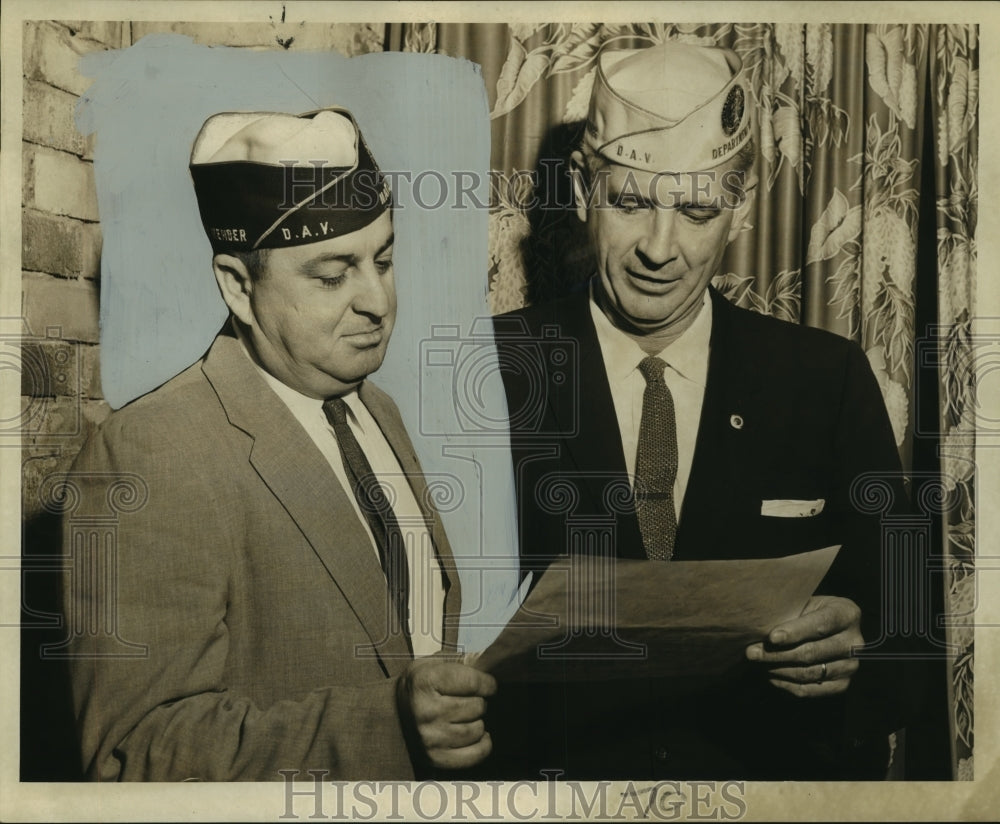 1959 Press Photo New Orleans Chapter No. 1, Disabled American Veterans Meeting- Historic Images