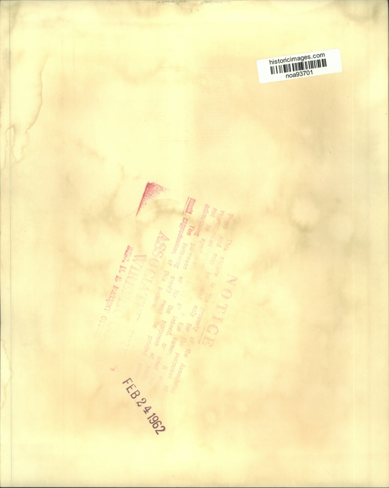 1962 Press Photo David Dubinsky-President International Ladies Garment Workers