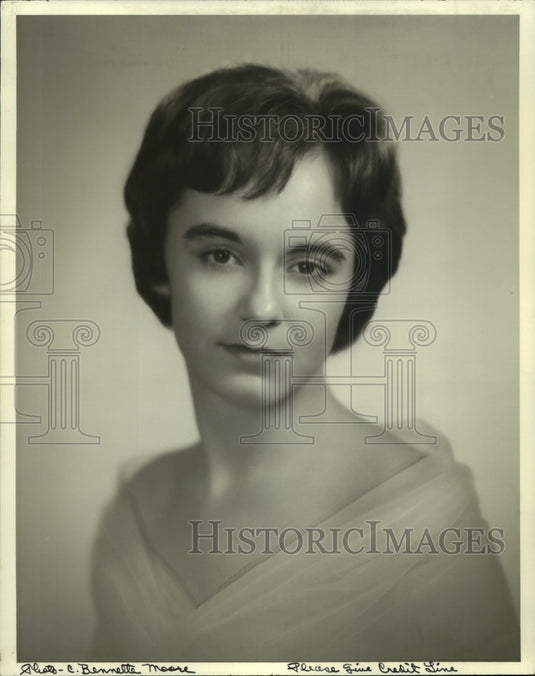 1962 Press Photo Connee Donahue, debutante daughter of Mr & Mrs Preuss Donahue- Historic Images