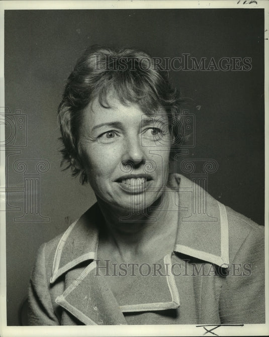1972 Press Photo President of LSU Medical Center Faculty Wives' Club Mrs. Druce