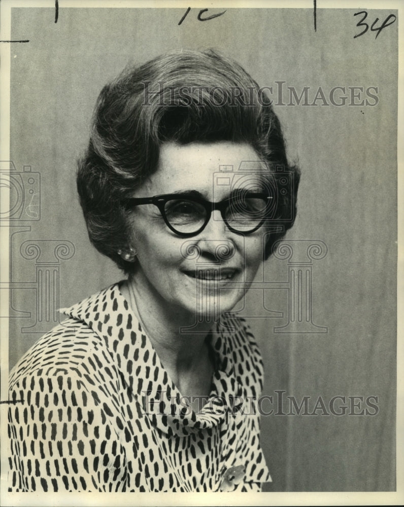 1968 Press Photo Sara Mayo Hospital Guild, New Orleans - Mrs. James DuBos- Historic Images