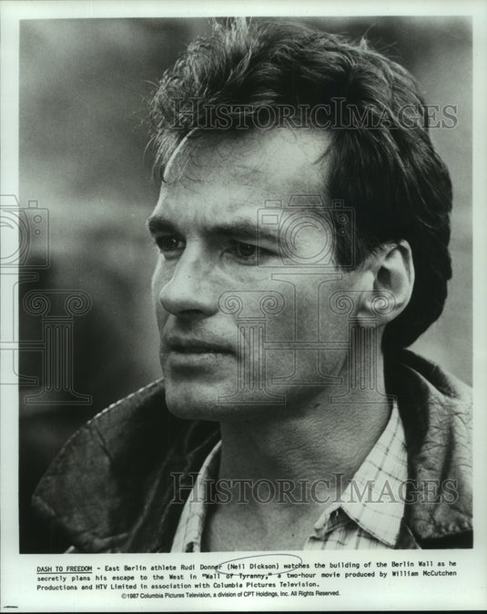 1988 Press Photo Neil Dickson stars in "Wall of Tyranny," Columbia Pictures- Historic Images