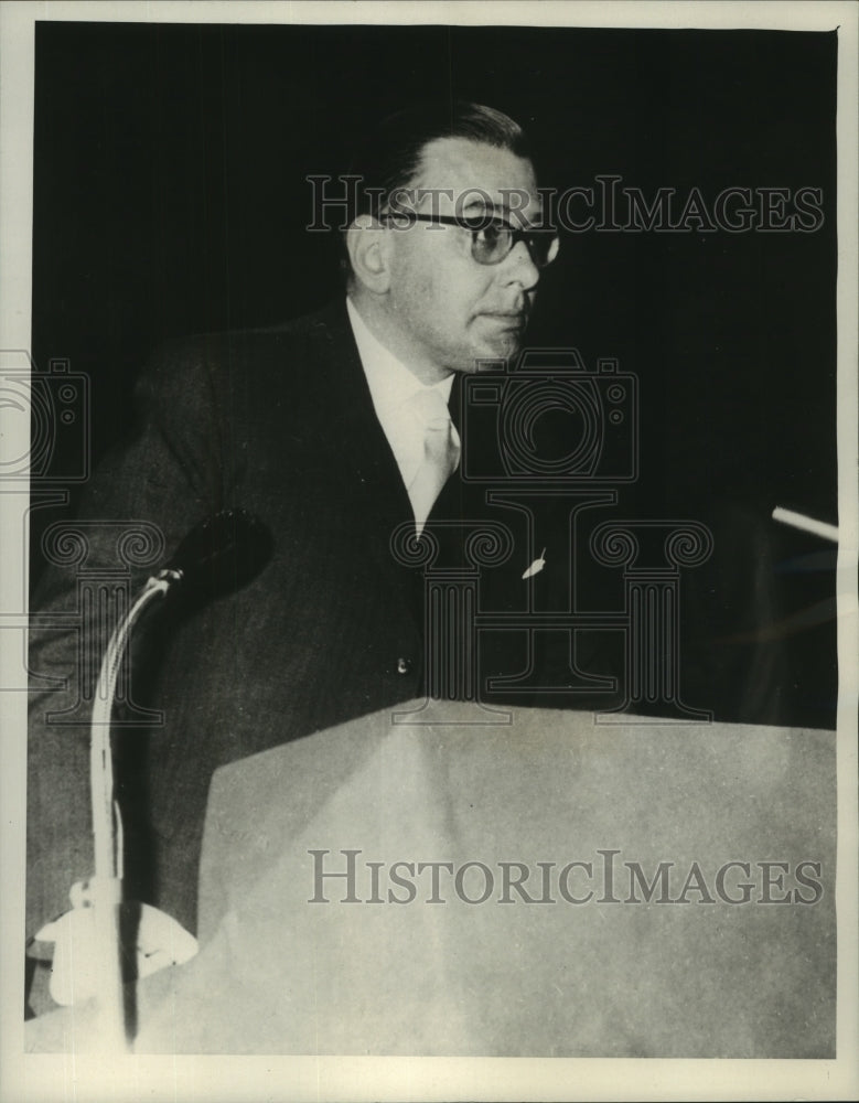 1962 Press Photo Professor Andrew M. Donner President European Communities Court