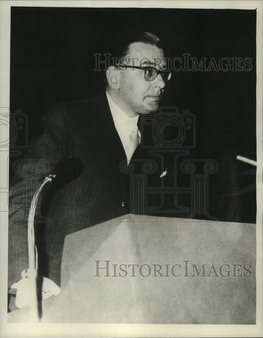 1962 Press Photo Professor Andrew M. Donner President European Communities Court