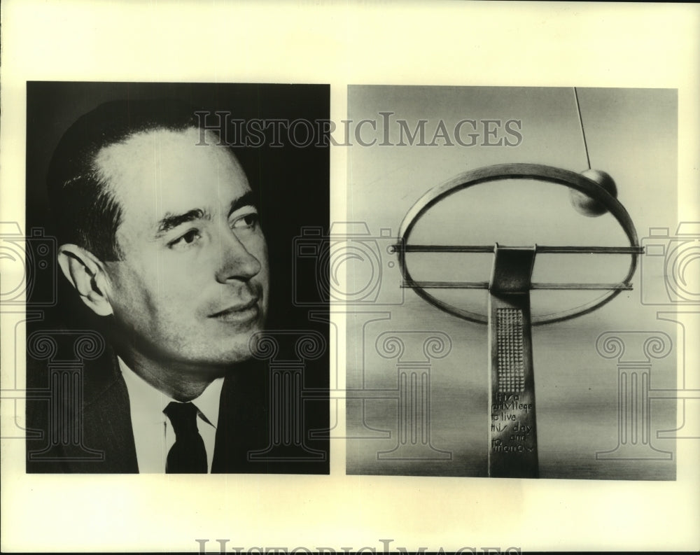 1962 Press Photo Allen Drury, author of the novel, A Shade of Difference.