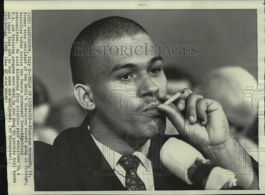 1968 Press Photo Nicholas Dorenzo of Devil's Disciples street gang in Chicago.