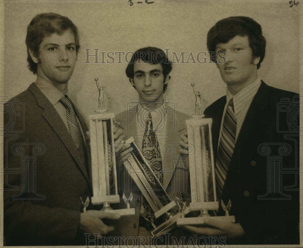 1972 Press Photo Tulane University honored its &#39;71-&#39;72 basketball team
