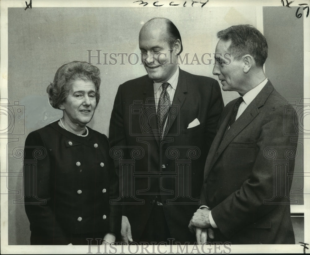 1969 Press Photo Law Experts at Tulane Law School - noa94831
