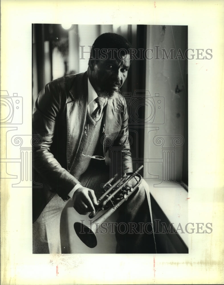 1990 Press Photo Eddie Edwards director the Louis Armstrong&#39;s foundation- Historic Images