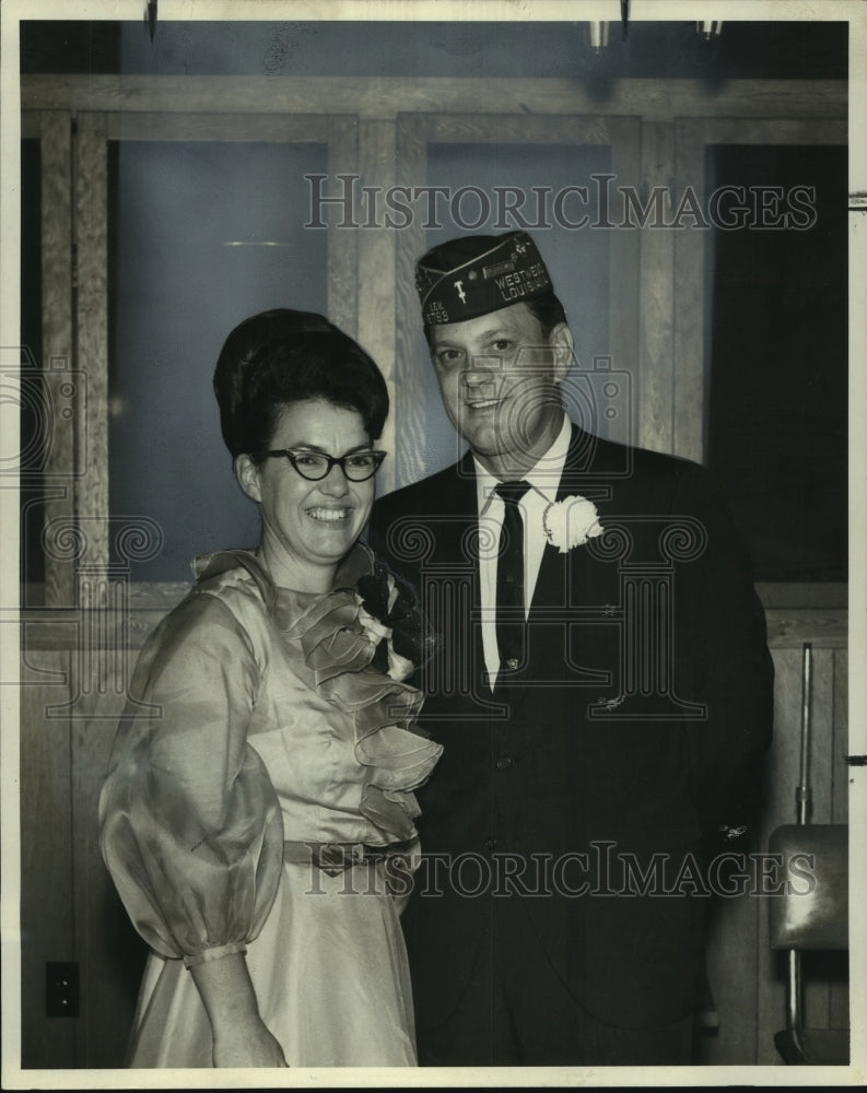 1968 Press Photo Mary Pichoff and Edward Deseamus at VFW Post 6793. - noa95330
