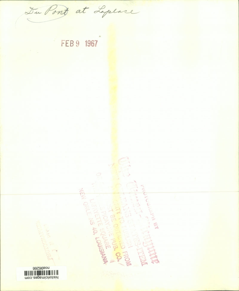 Load image into Gallery viewer, 1967 Press Photo Aerial View of Du Pont at Laplace, Louisiana - noa96266
