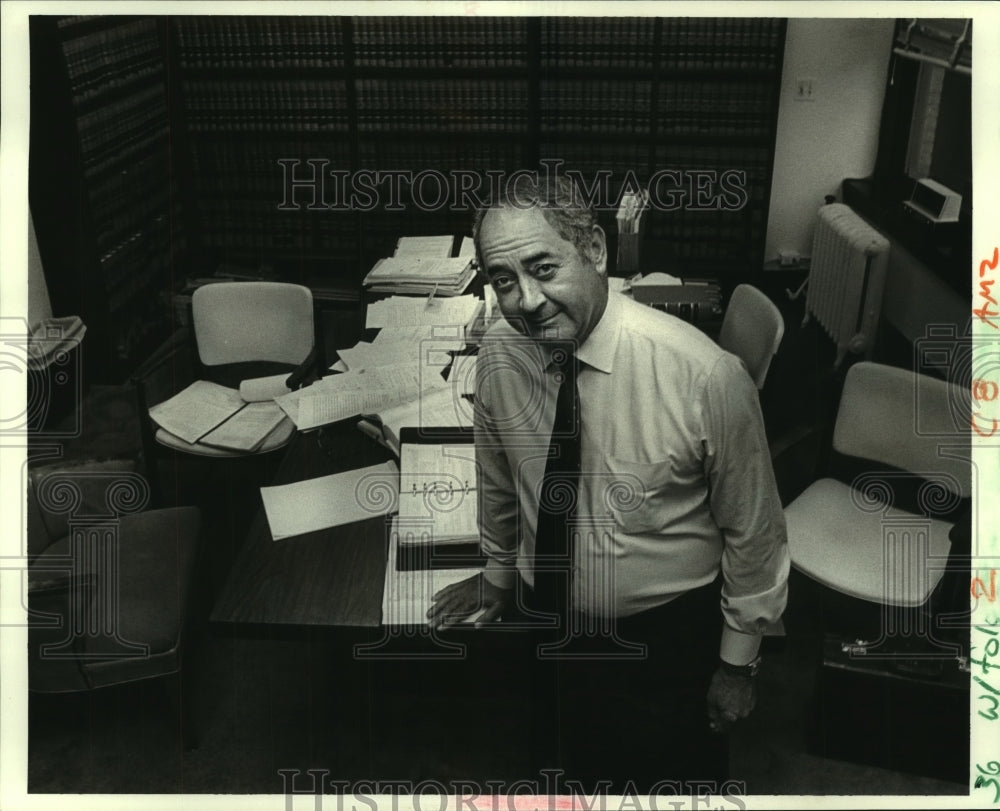 1986 Press Photo Former Councilperson , French Quarter District, Clarence Dupuy- Historic Images