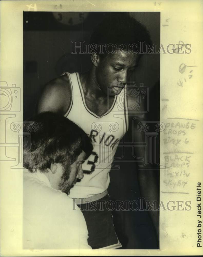 1980 Press Photo Bobby Joe Doglas, Marion High School basketball player- Historic Images