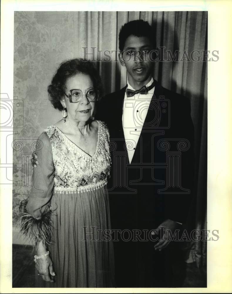 1990 Press Photo Maxie Duncan and William Washington II attend a party- Historic Images