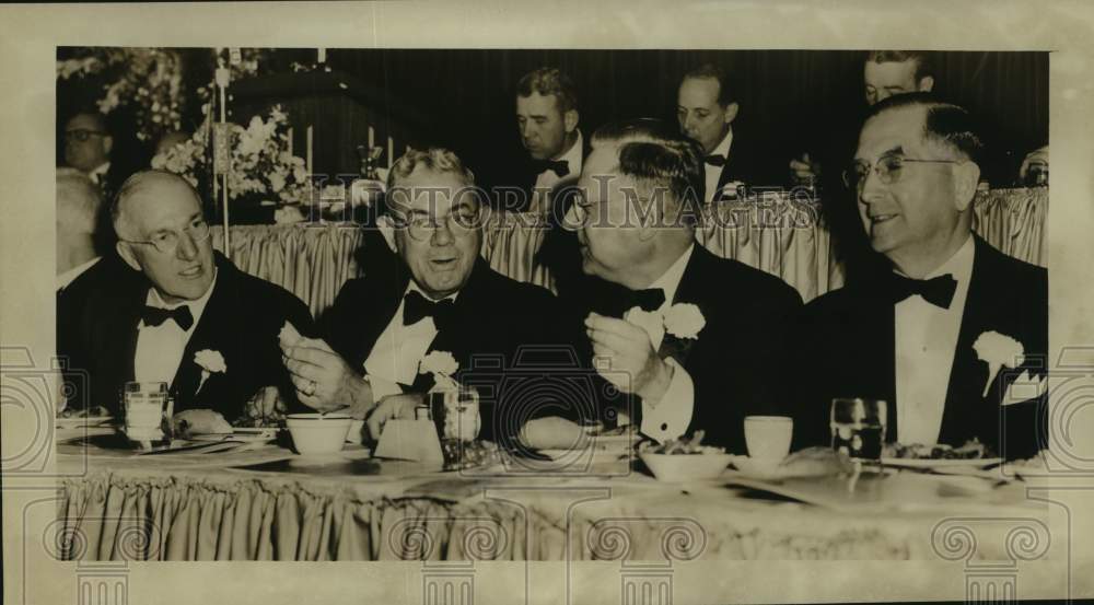 1953 Press Photo Fred Digby, diBenedetto, Paul deBlanc and Jos David at event- Historic Images