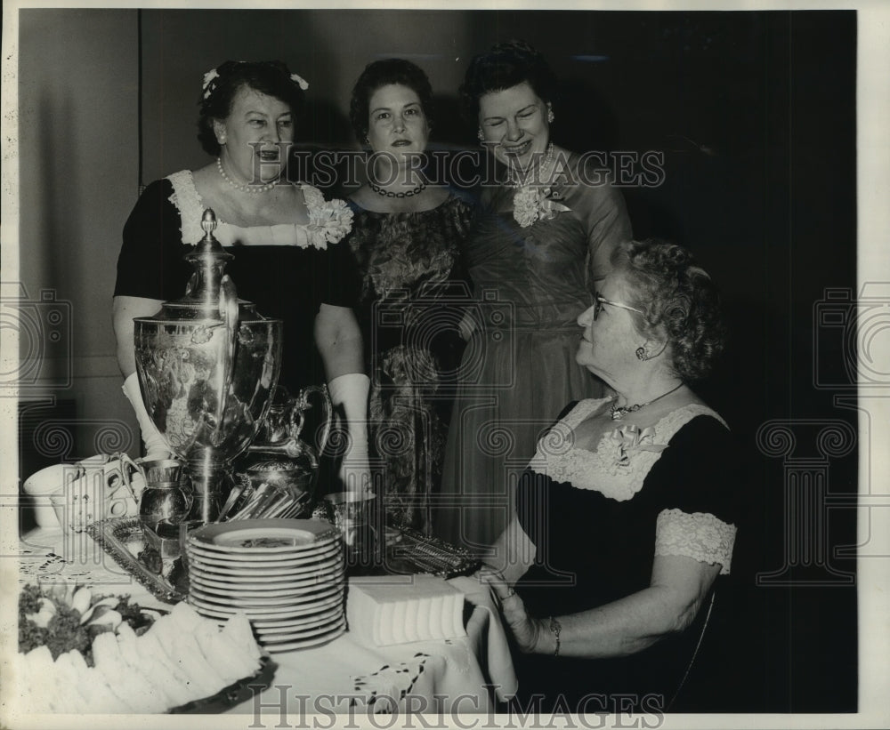 1961 Press Photo Ladies at Luncheon - noa98785