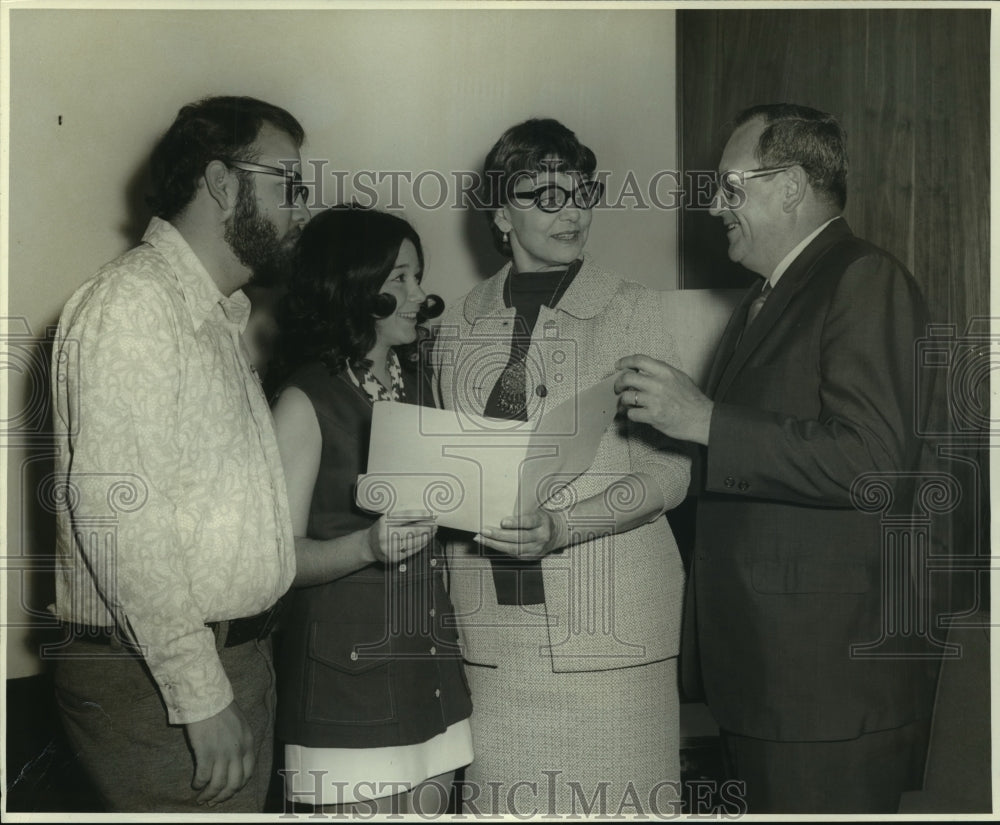 1972 Press Photo Louisiana State University - Greek Life Representatives