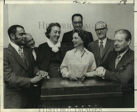 1971 Press Photo New officers of the New Orleans Area Health planning Council