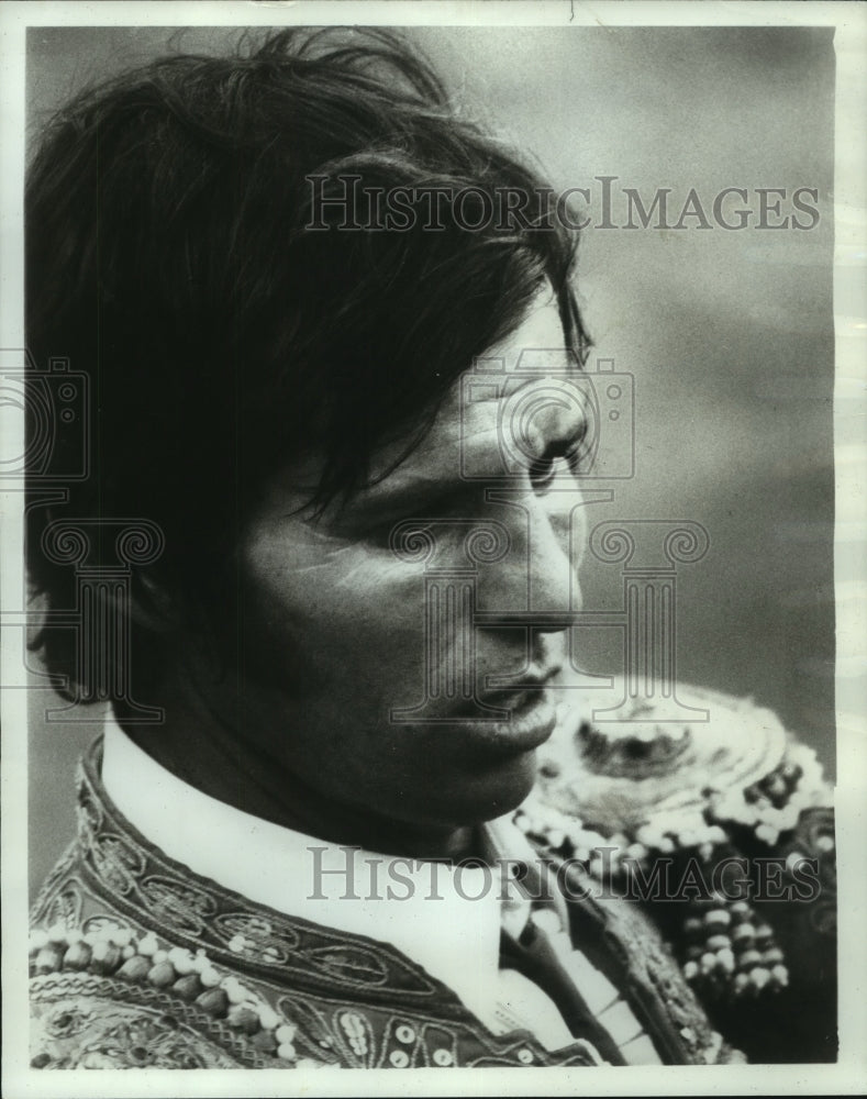 1971 Press Photo El Cordobes, bullfighter, to be televised from Jaen, Spain.