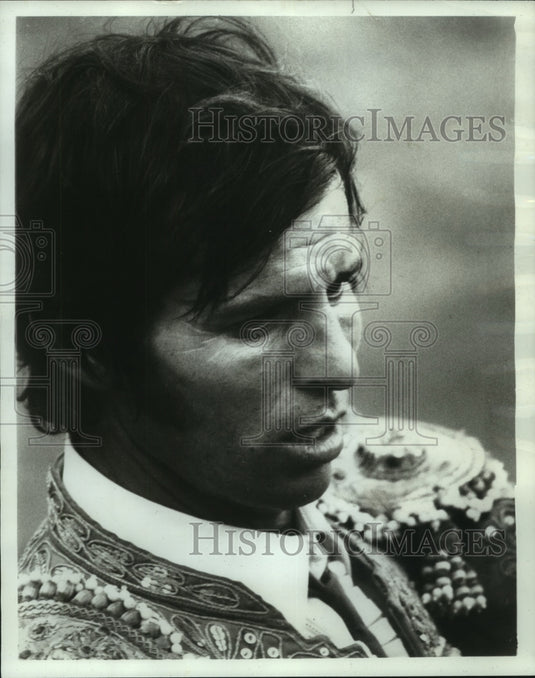 1971 Press Photo El Cordobes, bullfighter, to be televised from Jaen, Spain.