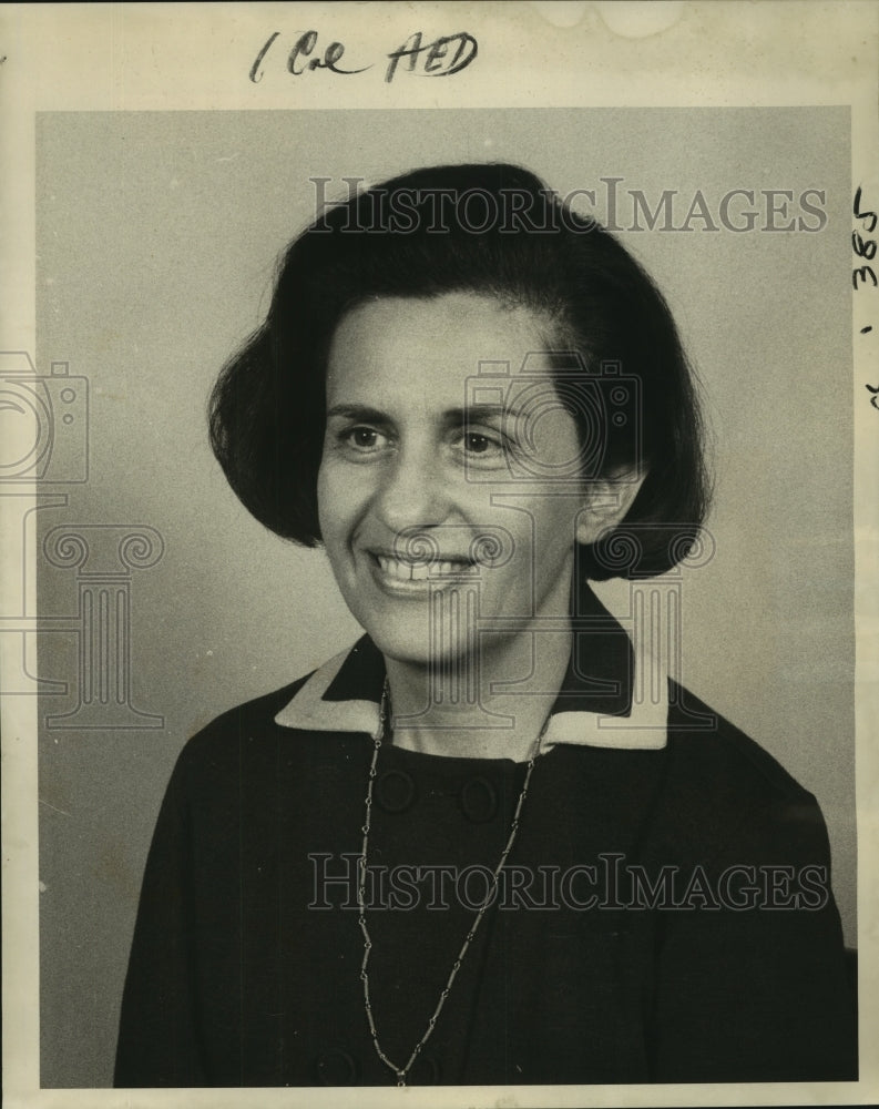 1969 Press Photo Joint Distribution Committee - Mrs. David Eskenazi, Athens