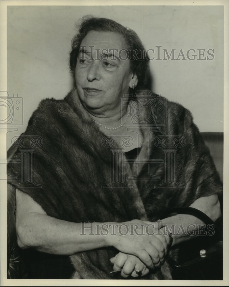 1960 Press Photo Mrs. Morris L. Ernst, former Times-Picayune reporter- Historic Images