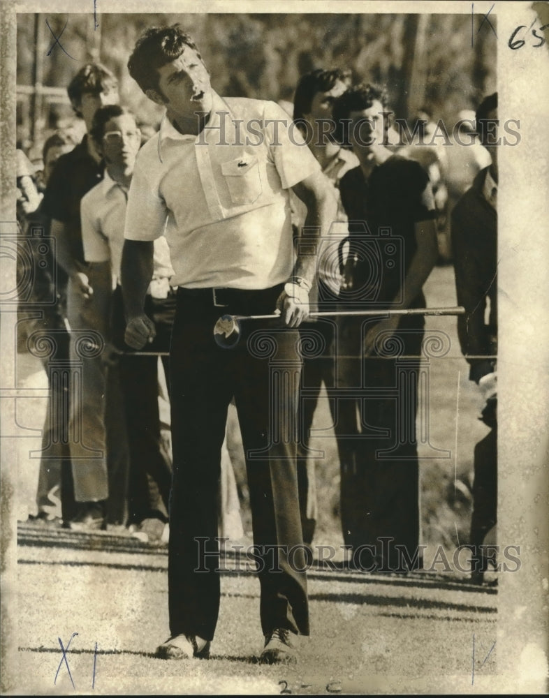 1972 Press Photo Golfer Dave Eichelberger at Greater New Orleans Open Tournament