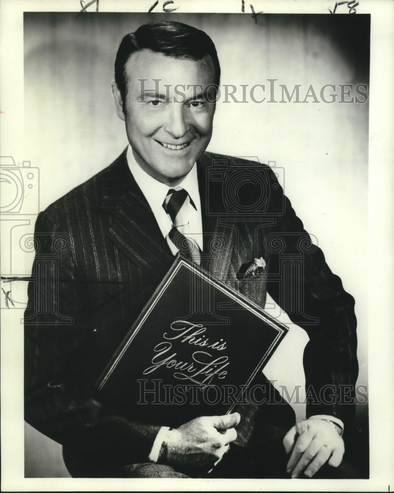 1971 Press Photo Ralph Edwards on This is Your Life - nob00198