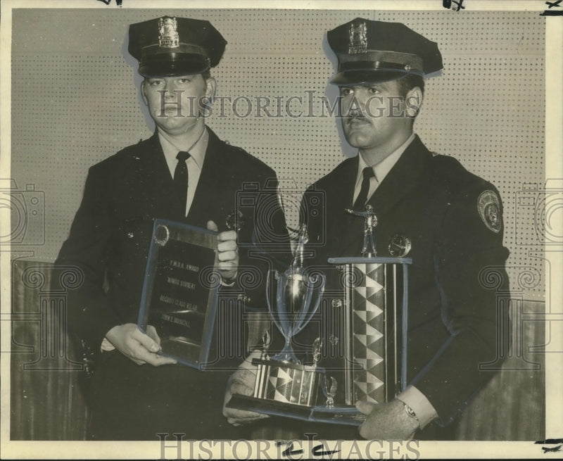 Load image into Gallery viewer, 1969 Press Photo Awards were made to John E. Driscoll and Timothy A. Frederick
